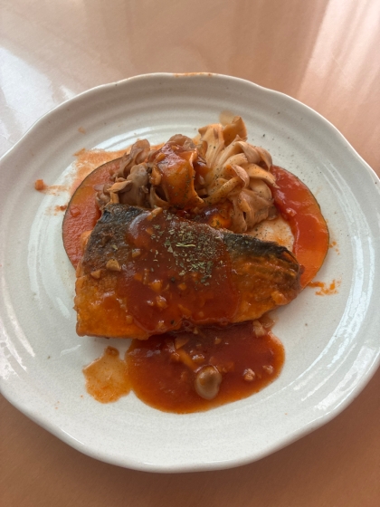 塩さばのトマト煮