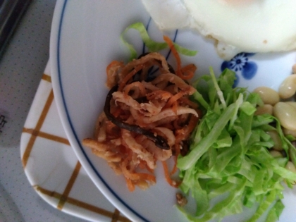 切り干し大根の炒め煮(生姜風味)