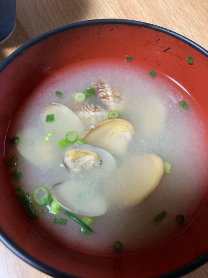 水から煮ることで出汁要らず！アサリの味噌汁