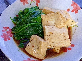 青梗菜＆豆腐煮