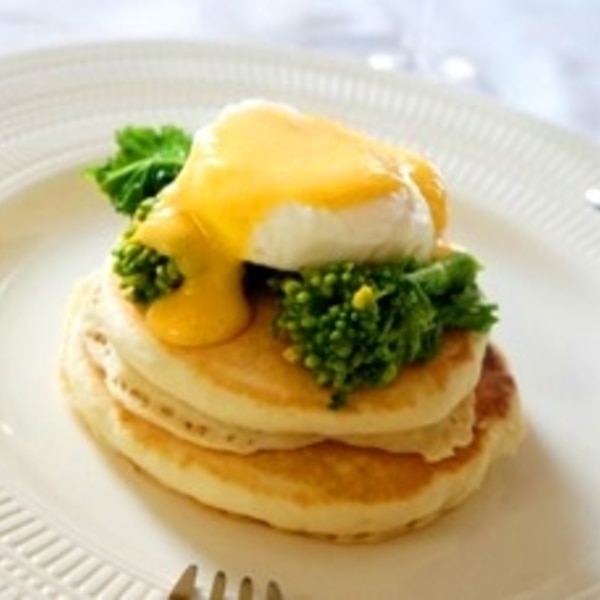 スチームドエッグでエッグベネディクト風パンケーキ レシピ 作り方 By 酔いどれんぬ 楽天レシピ スチームドエッグでエッグベネディクト風パンケーキ レシピ 作り方 By 酔いどれんぬ 楽天レシピ