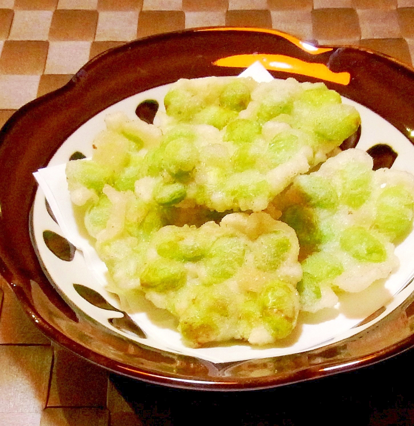 枝豆のおつまみ天ぷら