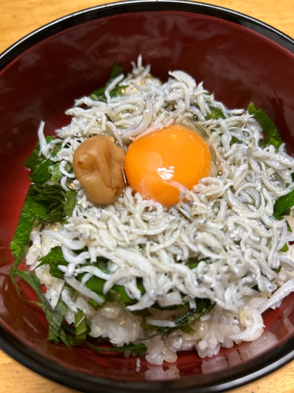 ごま油香るちりめんじゃこ丼