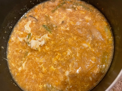 簡単⭐余った鍋の汁でチーズ雑炊