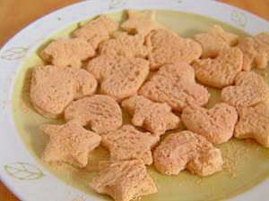 子供と作る 型抜き遊び ☆食パンラスク☆
