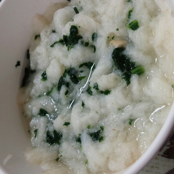 離乳食中期 ほうれん草と玉ねぎのパン粥 レシピ 作り方 By たくみ905 楽天レシピ 離乳食中期 ほうれん草と玉ねぎのパン粥 レシピ 作り方 By たくみ905 楽天レシピ