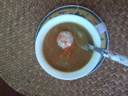 こんにちは～♪
鶏団子の旨味と野菜の甘さが
すご～く美味しかったです
(@_@)