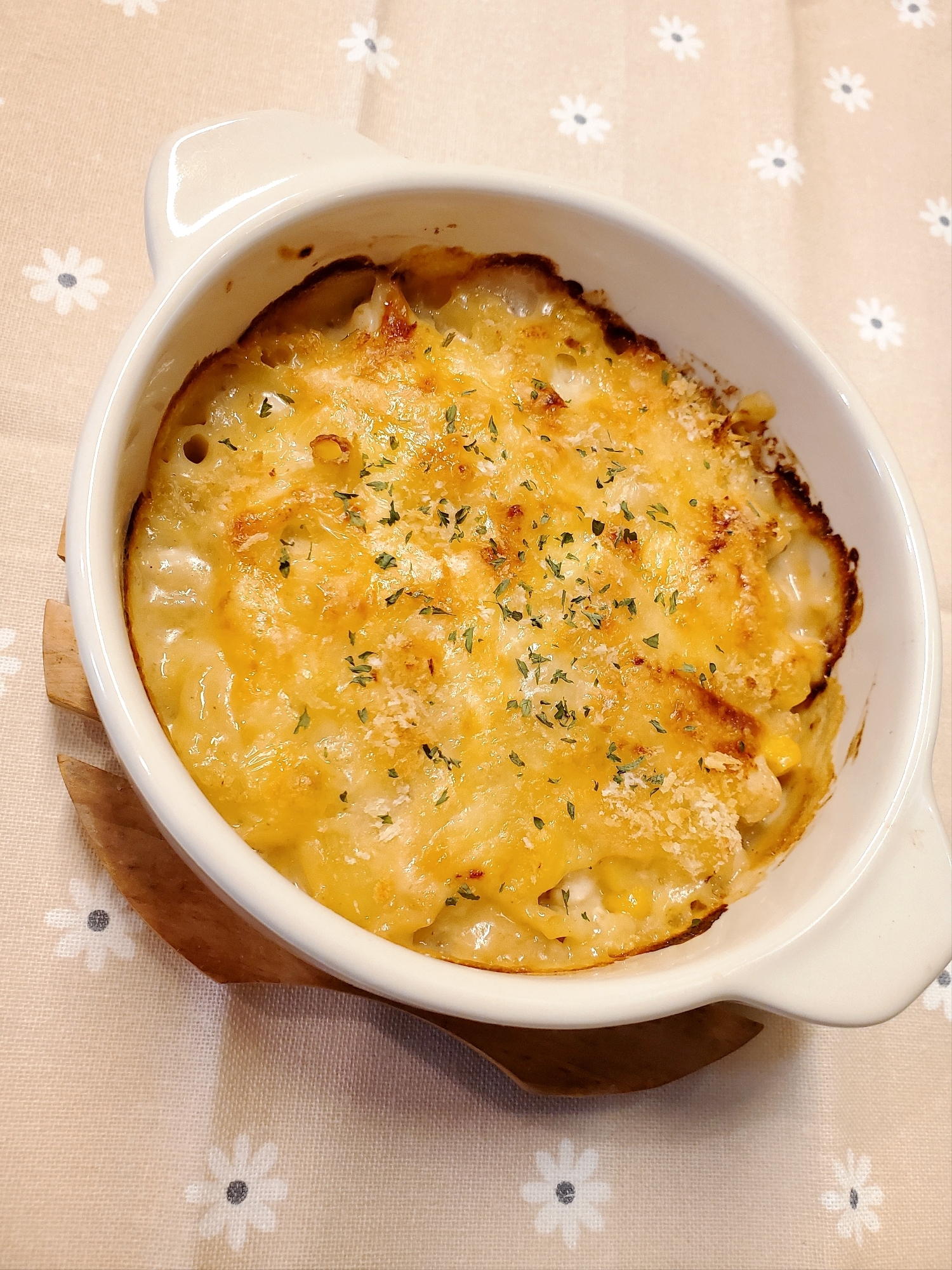 【幼児食】鶏肉と白菜のグラタン