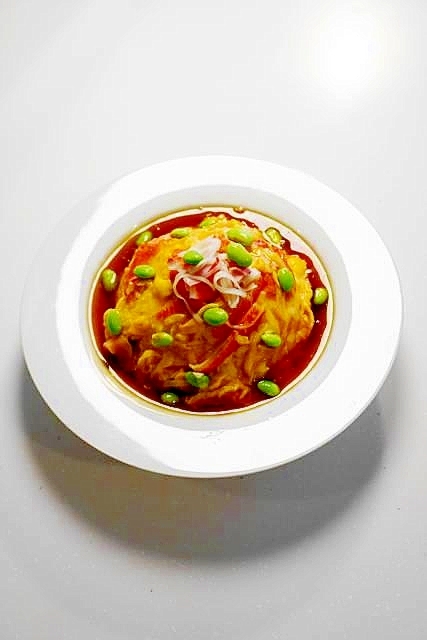 甘酢あんが食欲をそそる！天津飯（天津丼）