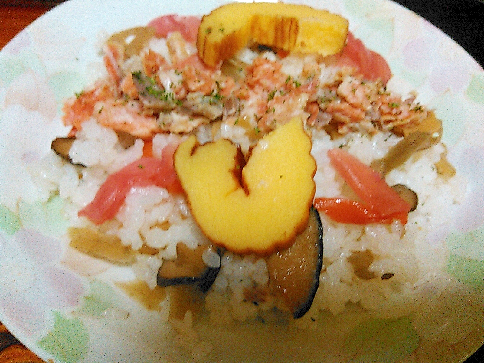 鮭粕漬けの簡単散らし寿司