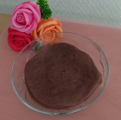 レンジで簡単‎٭¨̮♫*お豆腐チョコケーキ✧˖°
