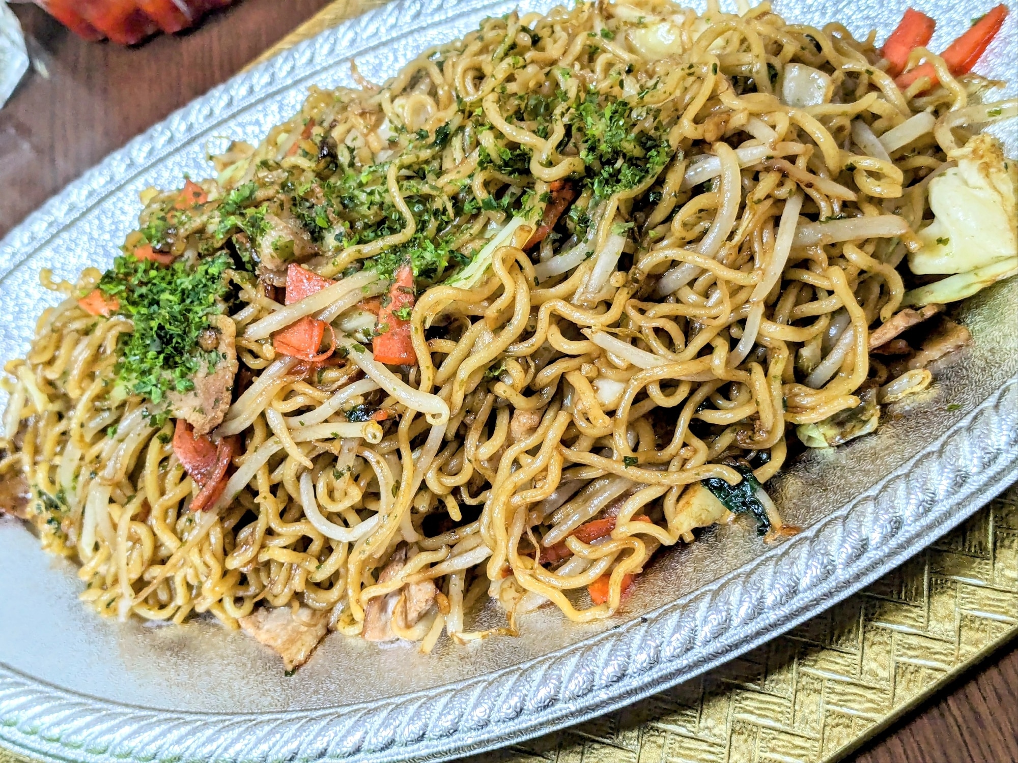 キャンプに！〜カット野菜でつくる簡単焼きそば〜 レシピ