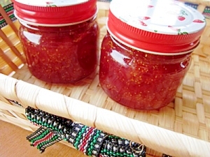 レンジで簡単!長期保存できる「イチジクジャム♪」