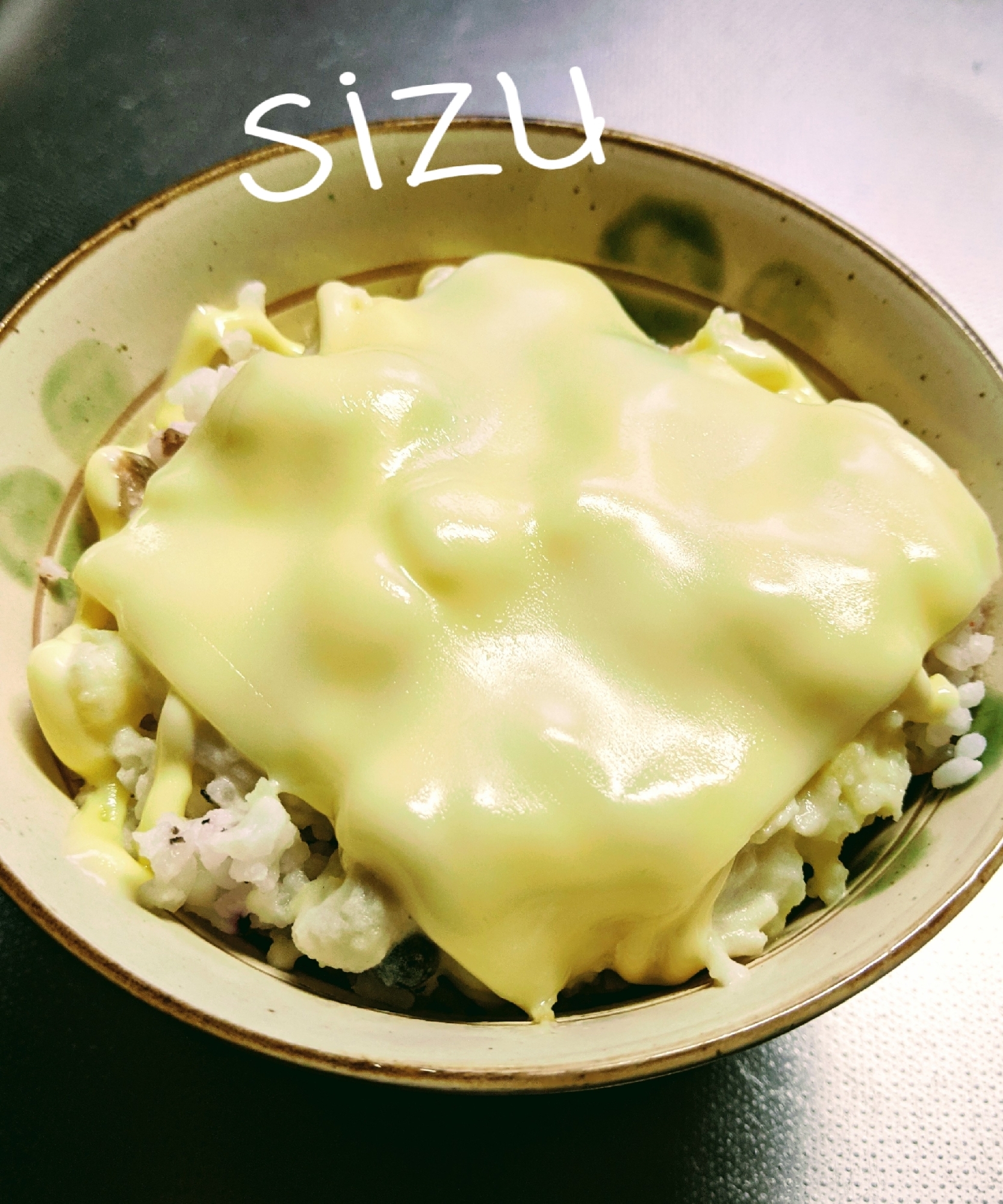 電子レンジで美味しい！ポテマヨチーズなご飯