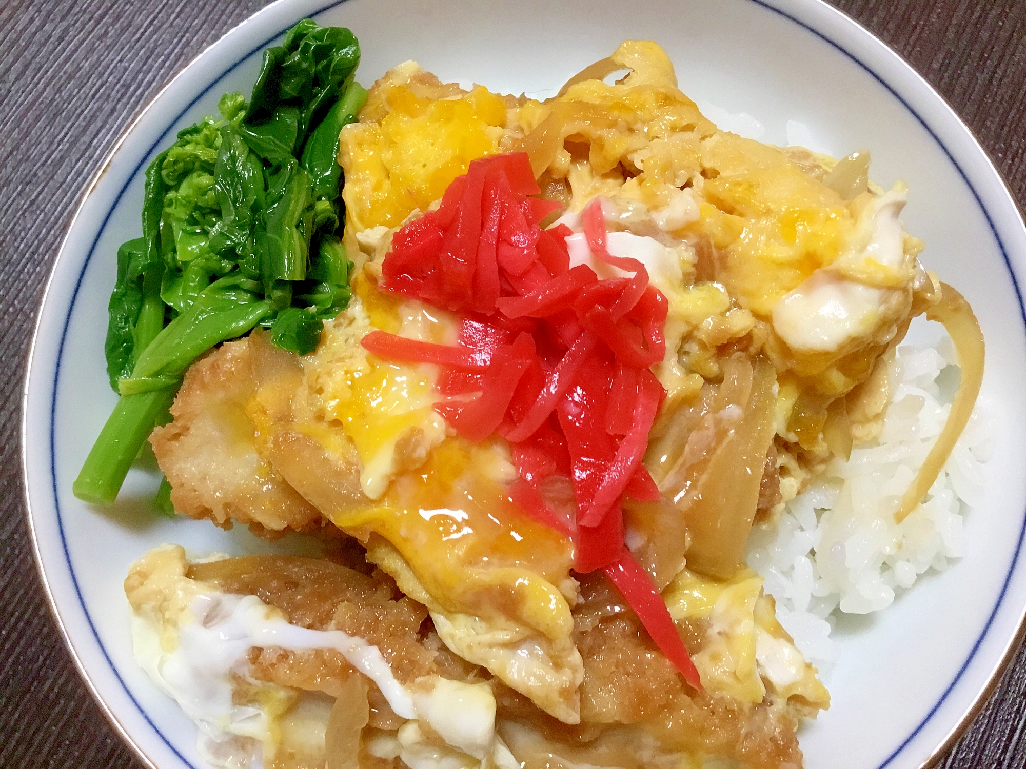 菜の花カツ丼