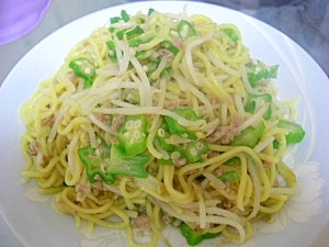 実は、おいしい♪やさしい味のミルク焼きそば！