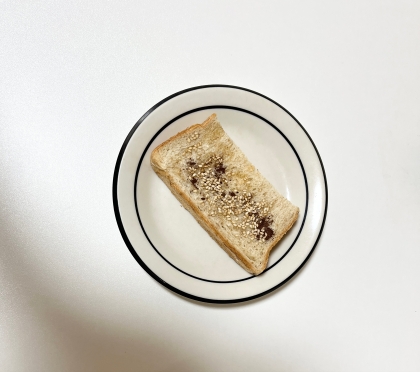 白ごま黒ごまココアハニートースト