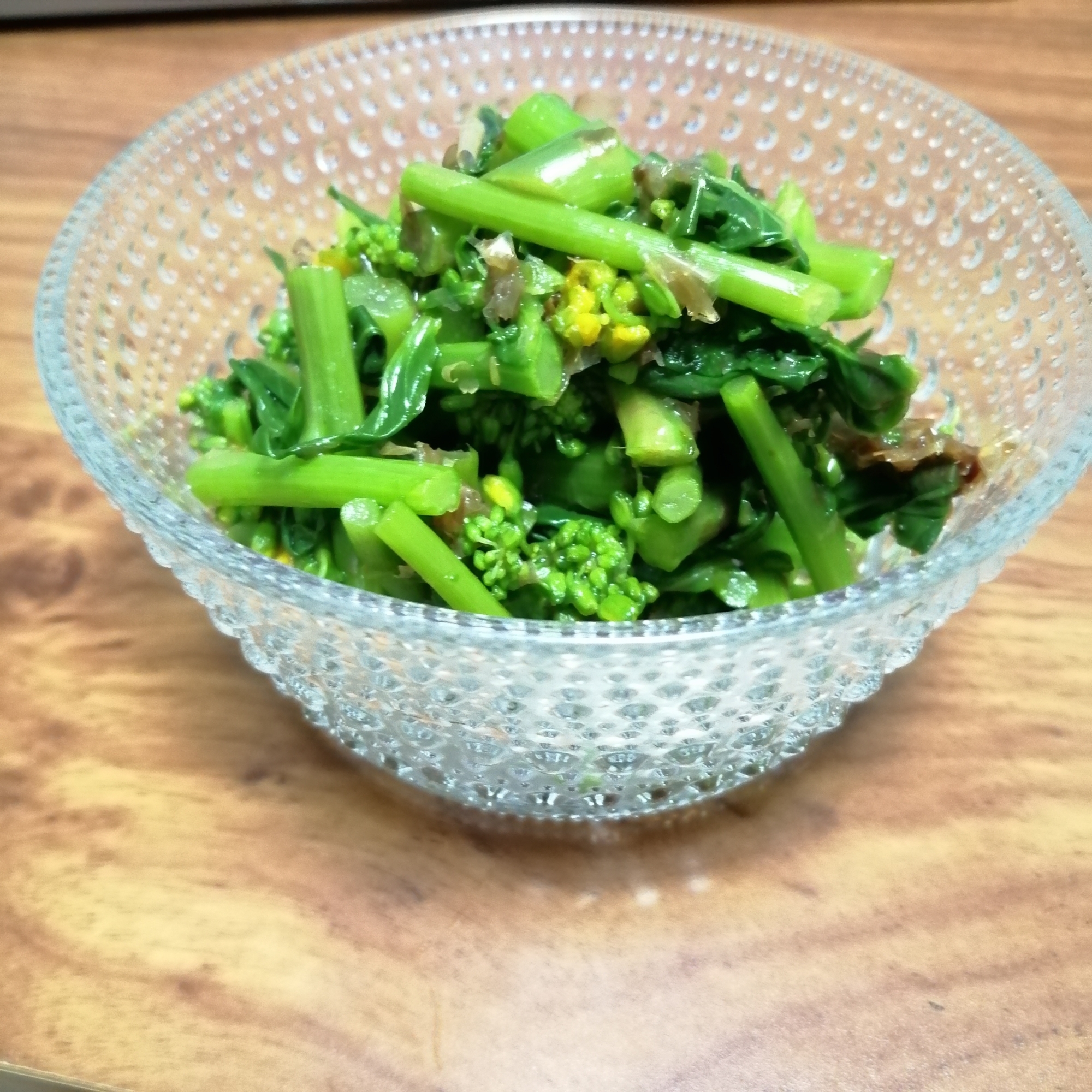 ささっとできる一品アスパラ菜のおかか和え レシピ 作り方 By パティシエtotoのレシピ 楽天レシピ