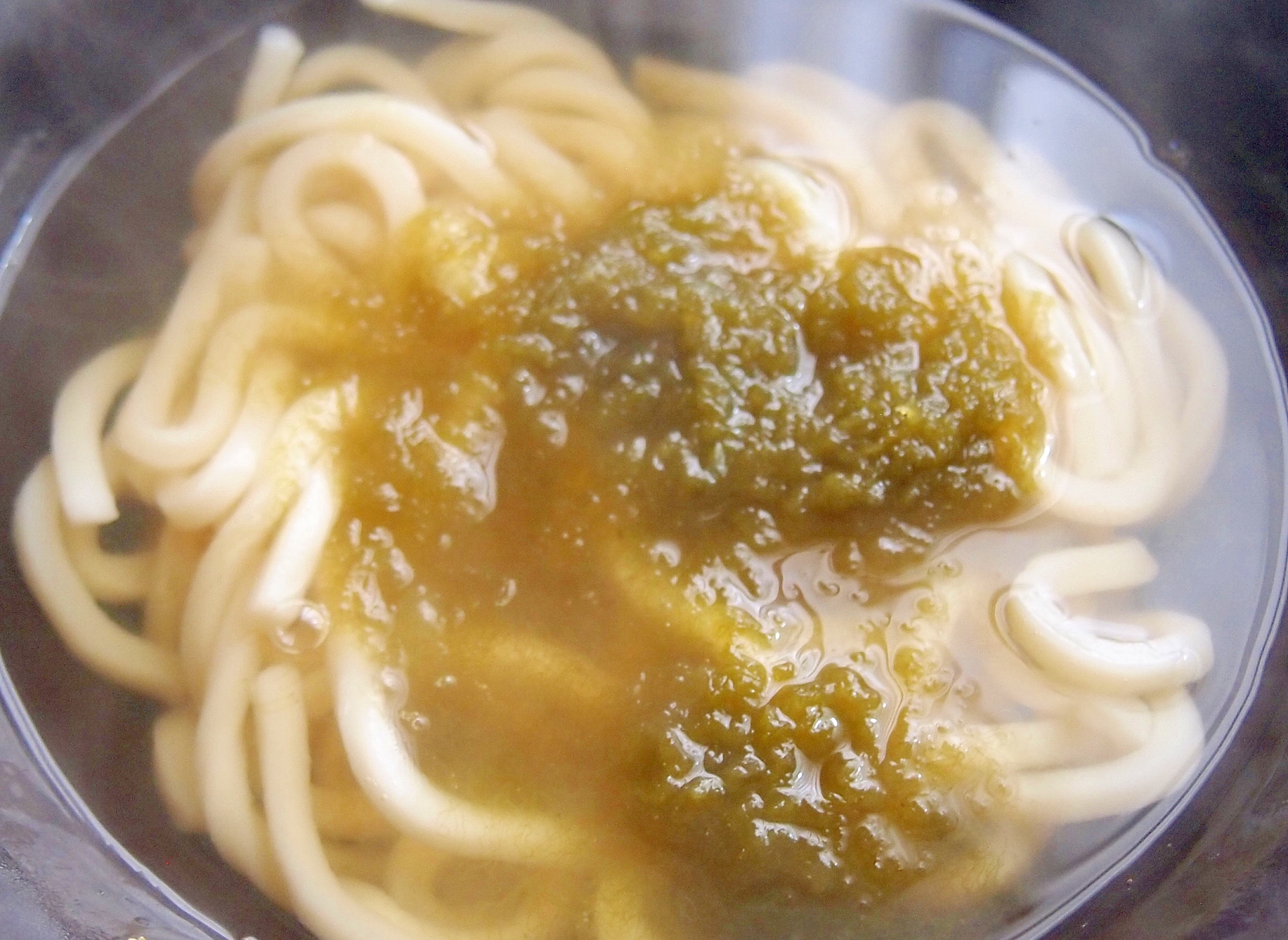 レモンとろろ昆布うどん