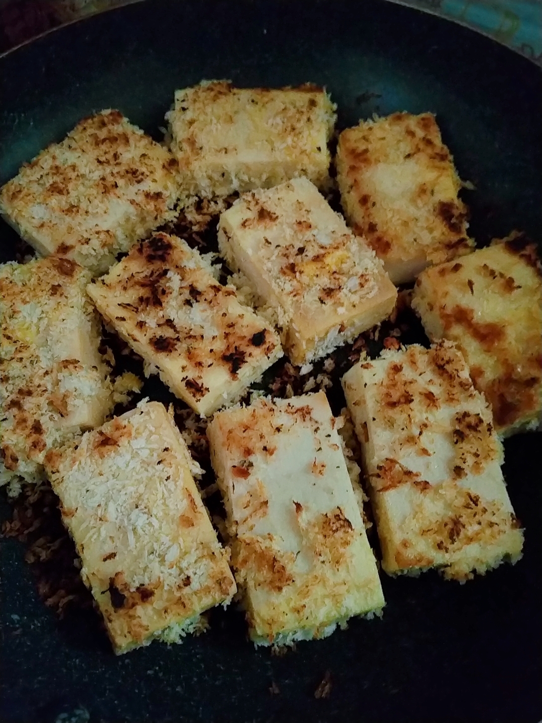 高野豆腐のパン粉焼き