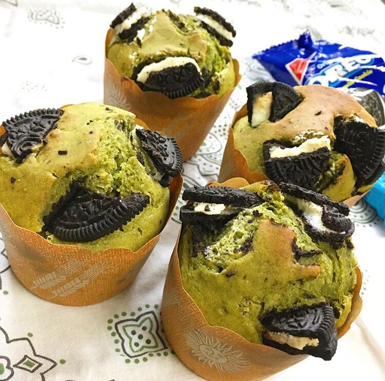 ホットケーキミックスで スタバ風抹茶オレオマフィン レシピ 作り方 By Iyoママ 楽天レシピ ホットケーキミックスで スタバ風抹茶オレオマフィン レシピ 作り方 By Iyoママ 楽天レシピ