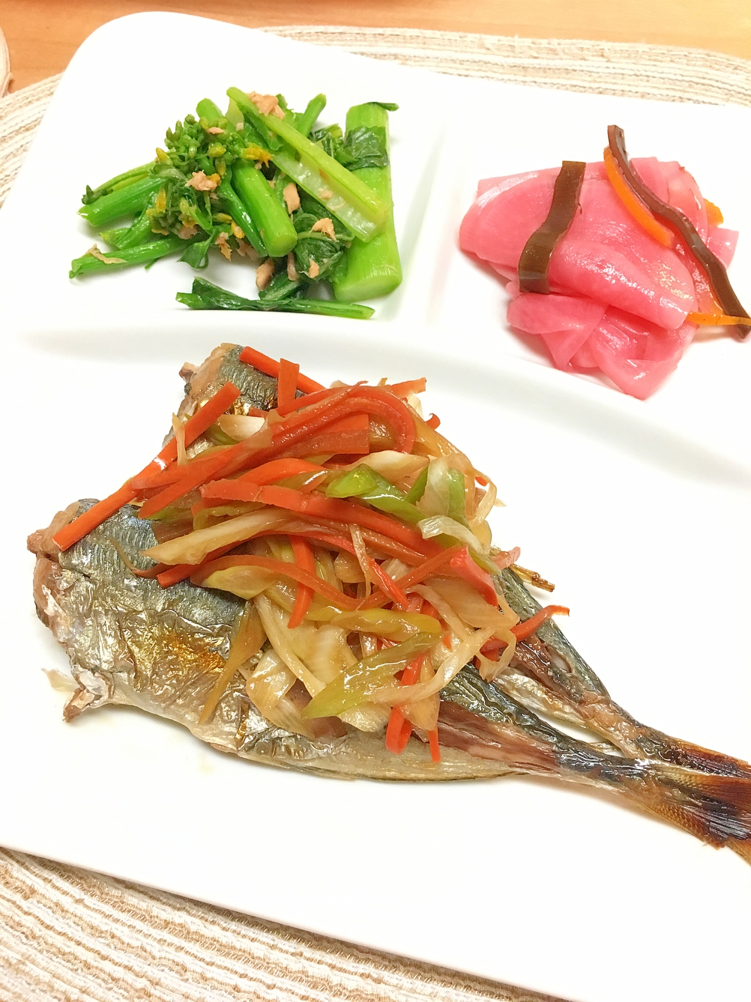 揚げずにヘルシー アジの焼き南蛮