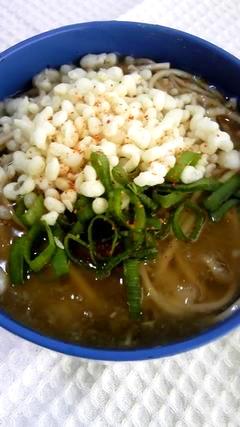 天かすとねぎのみぞれ蕎麦