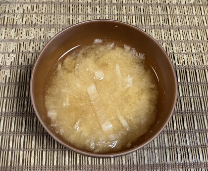大根と舞茸のお味噌汁