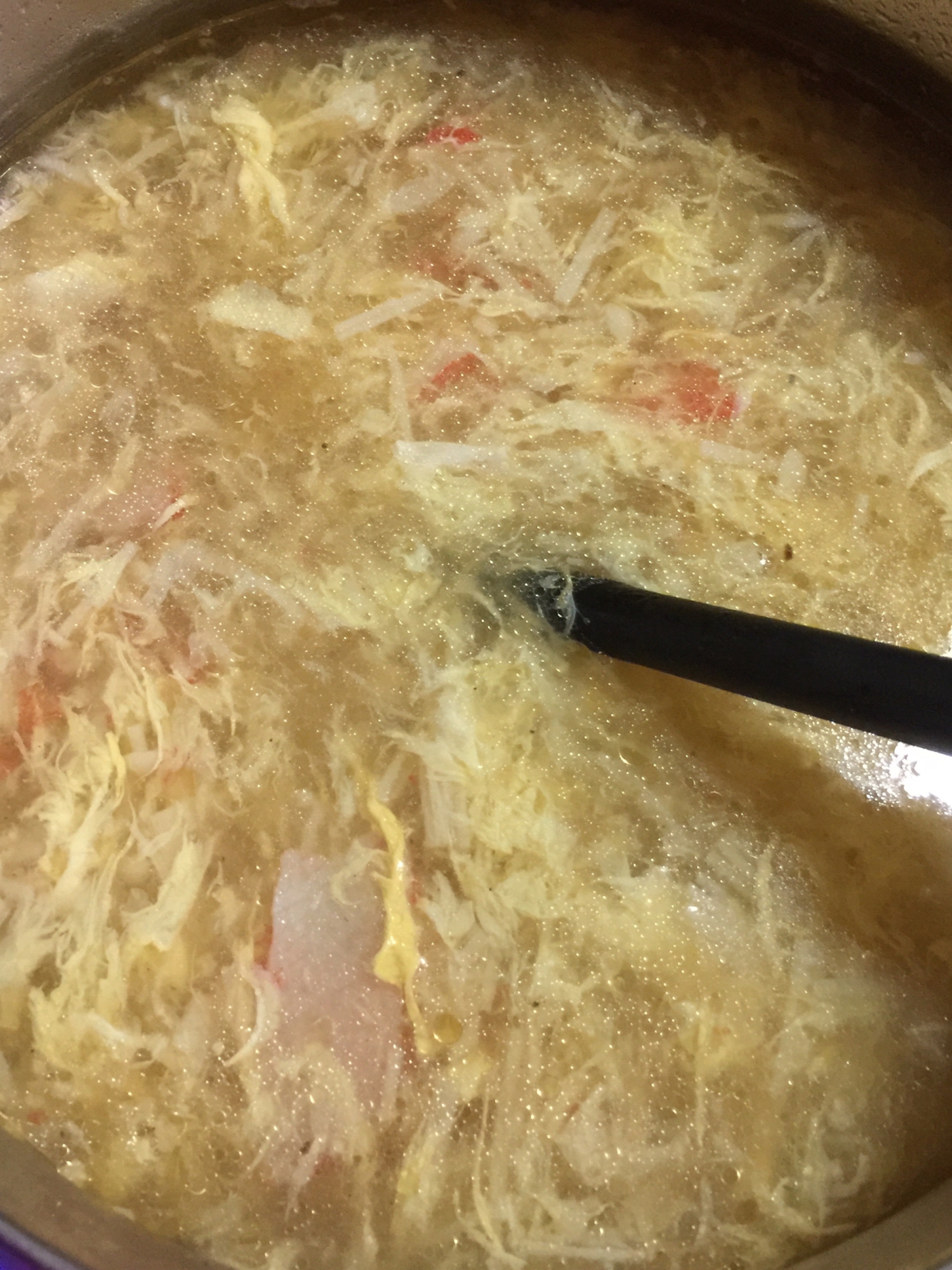 簡単楽チン カニカマのスープ