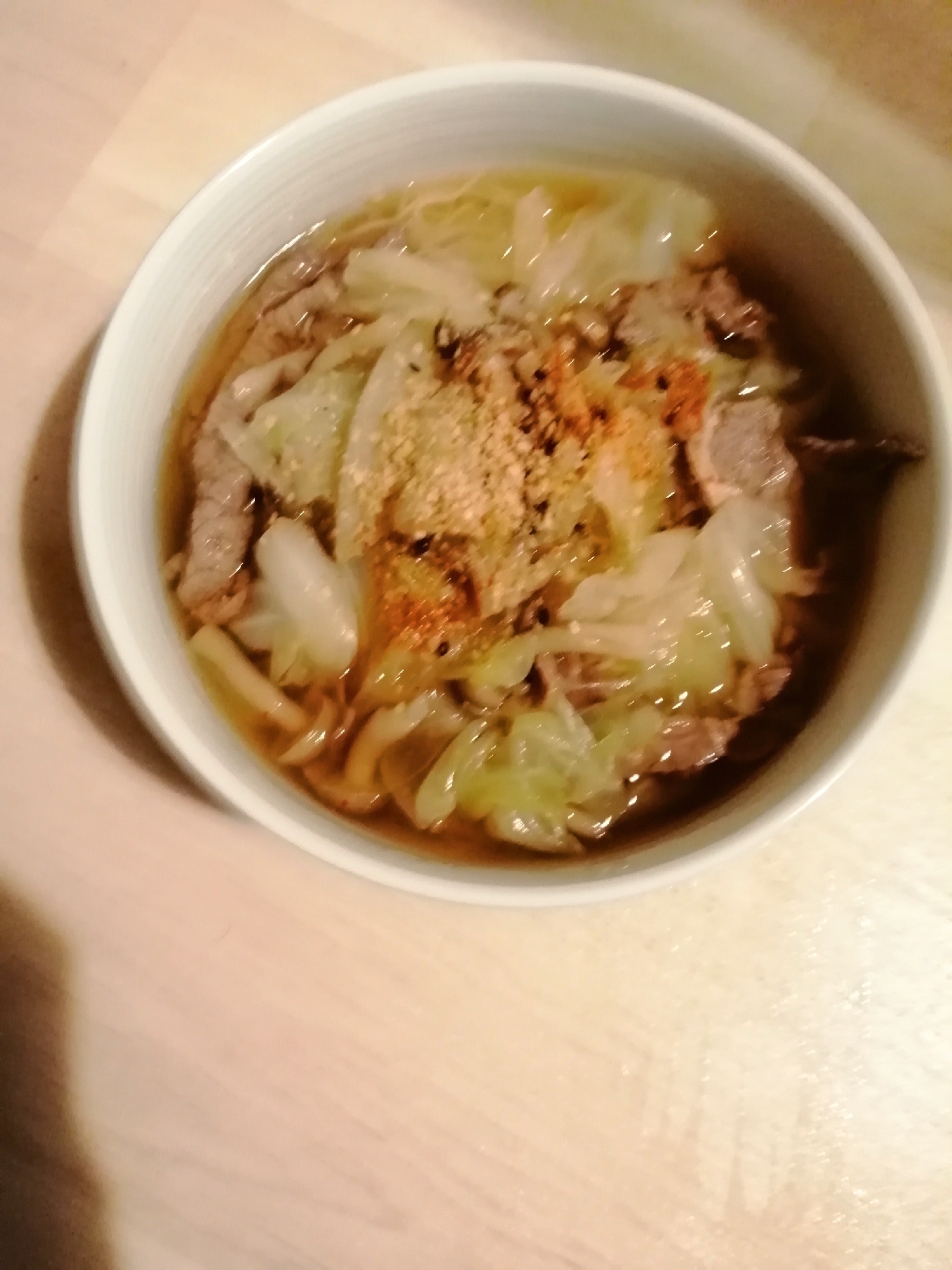 肉野菜そうめん