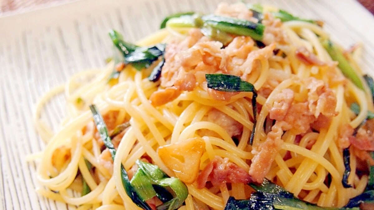 豚ニラ和風ペペロンチーノ レシピ 作り方 By パッちゃん4649 楽天レシピ 豚ニラ和風ペペロンチーノ レシピ 作り方 By パッちゃん4649 楽天レシピ