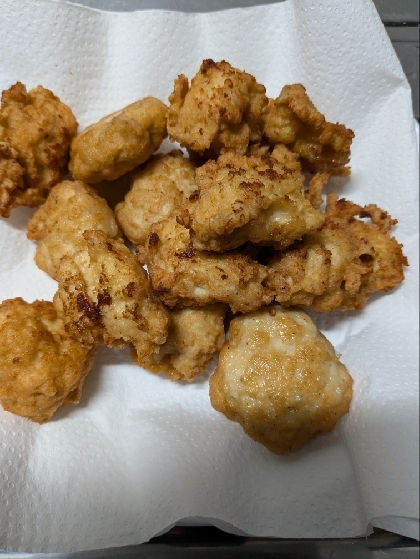 2パック分、丸々作りました。たくさんできて嬉しいです。豆腐入りでふわっと。レシピありがとうございます！