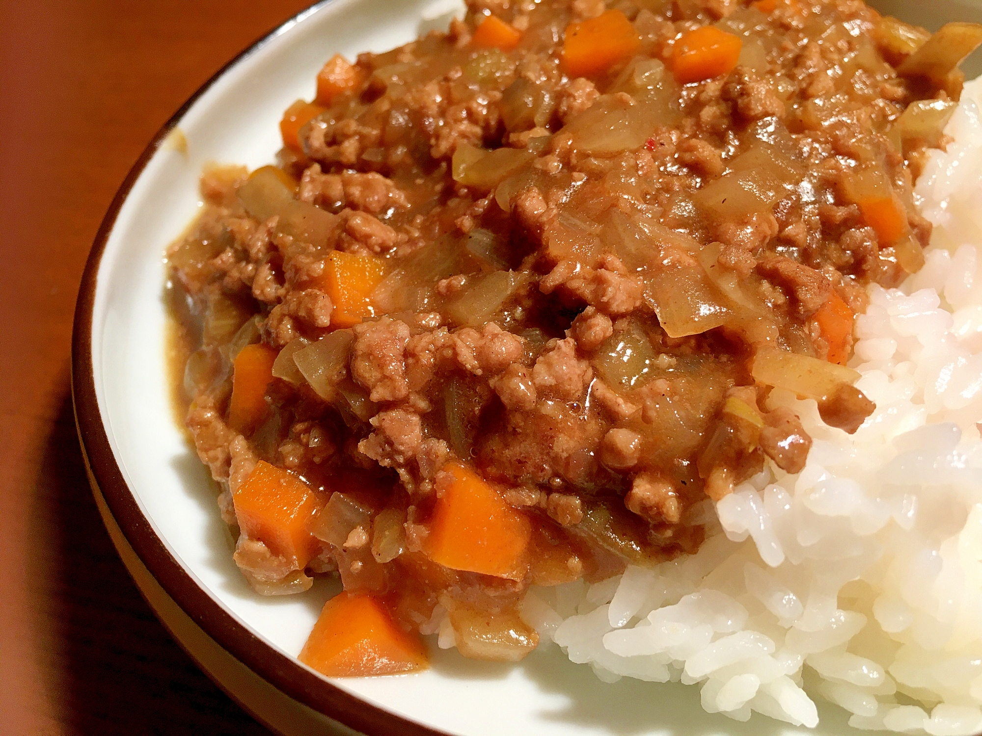 ルーで簡単！ドライカレー