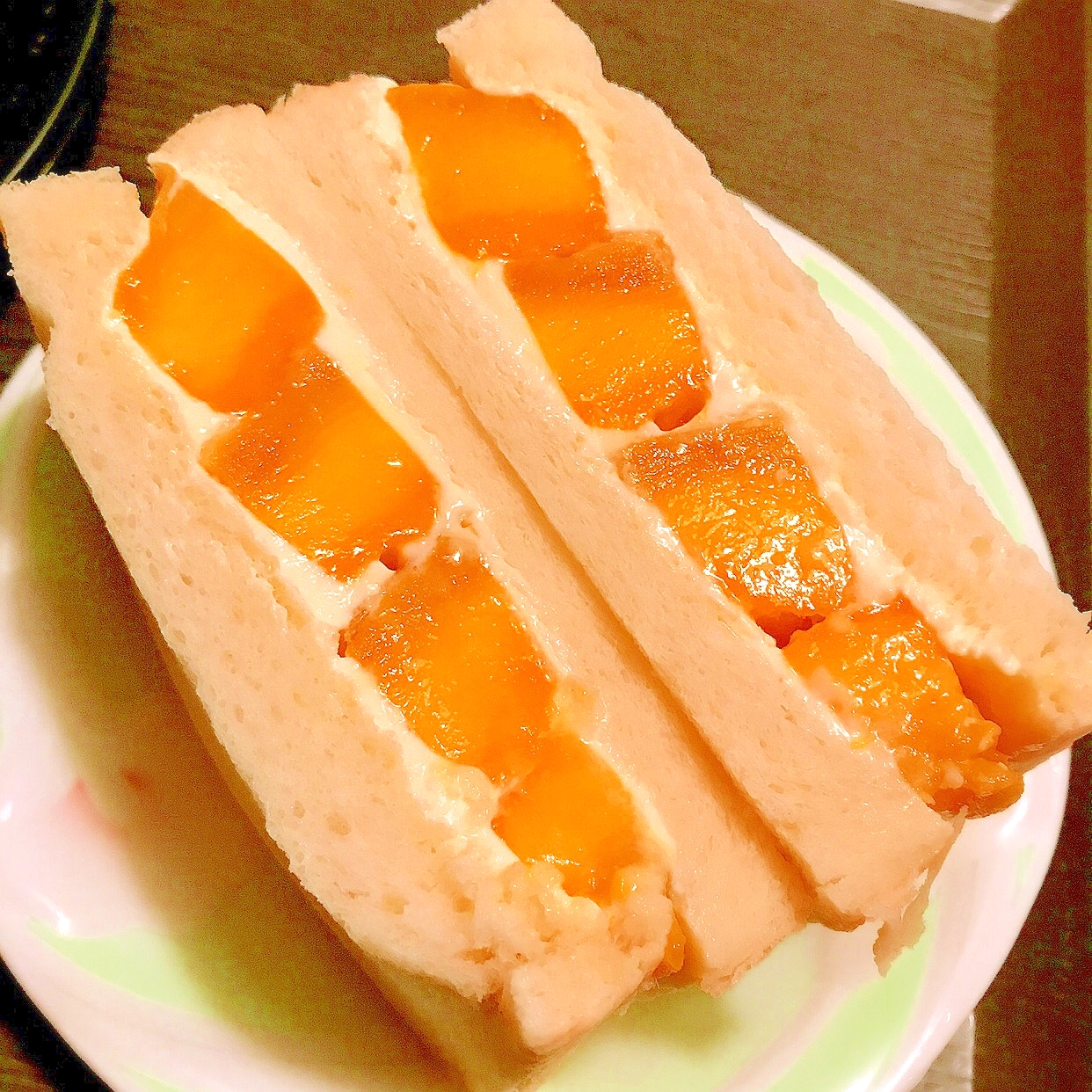 濃厚マンゴーレアチーズケーキサンド レシピ 作り方 By 嵯峨 恭也 楽天レシピ