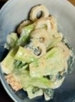 チンゲン菜と竹輪のサラダ
