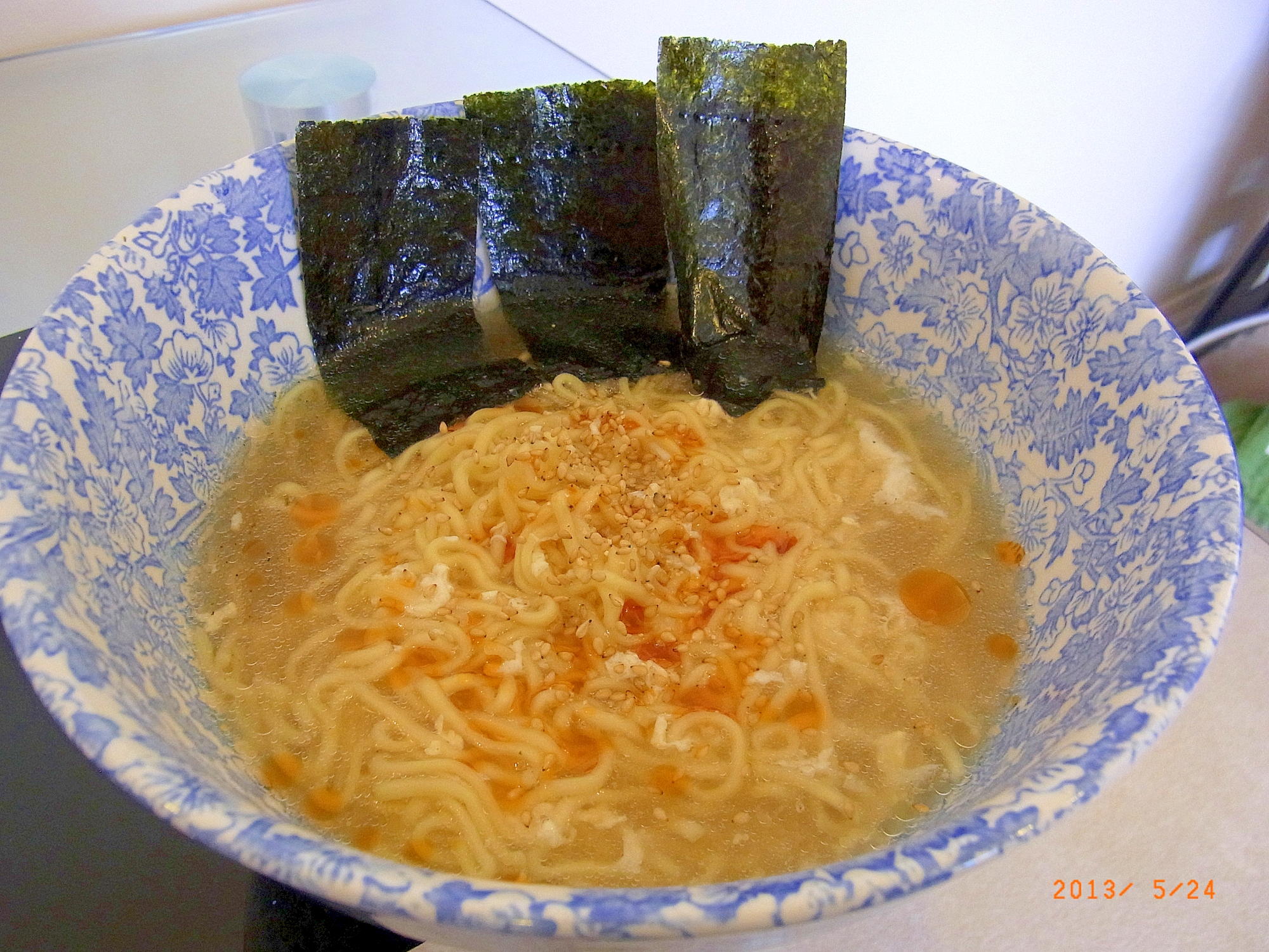 インスタントラーメンで作る酸辣湯麺風