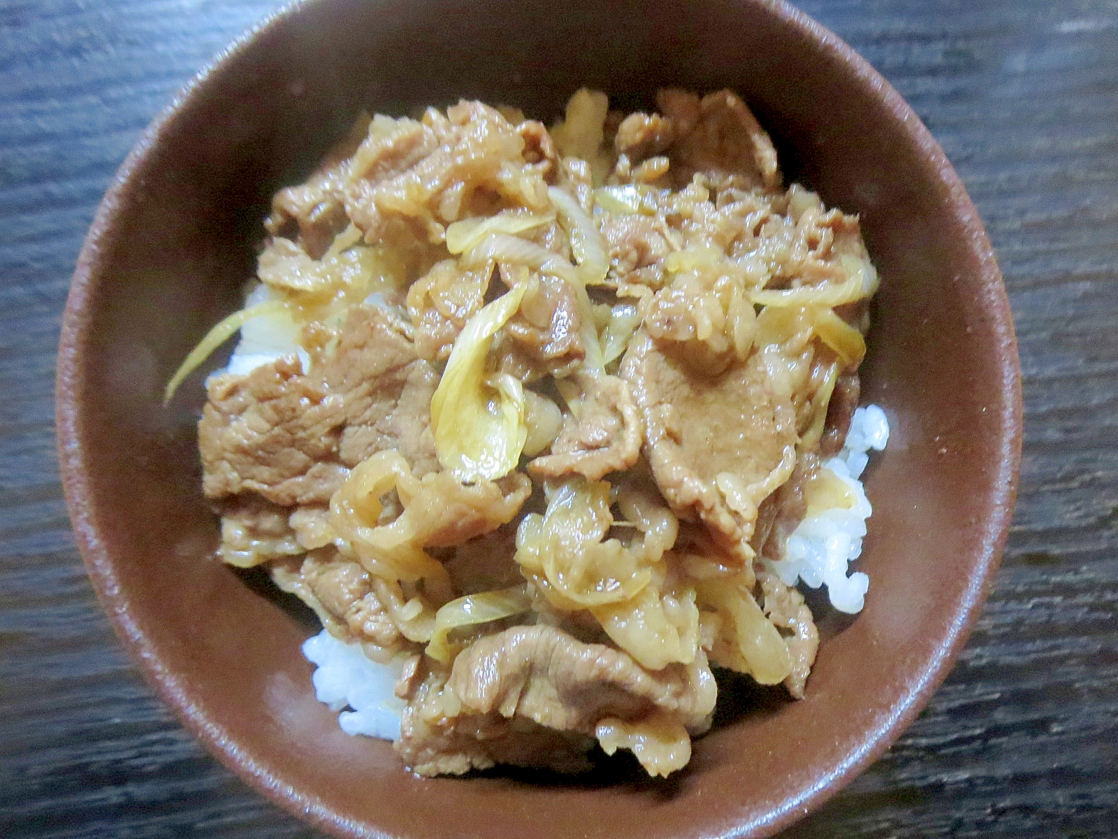 簡単牛丼