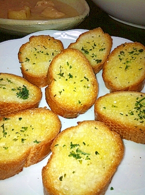 ガーリックトースト♪