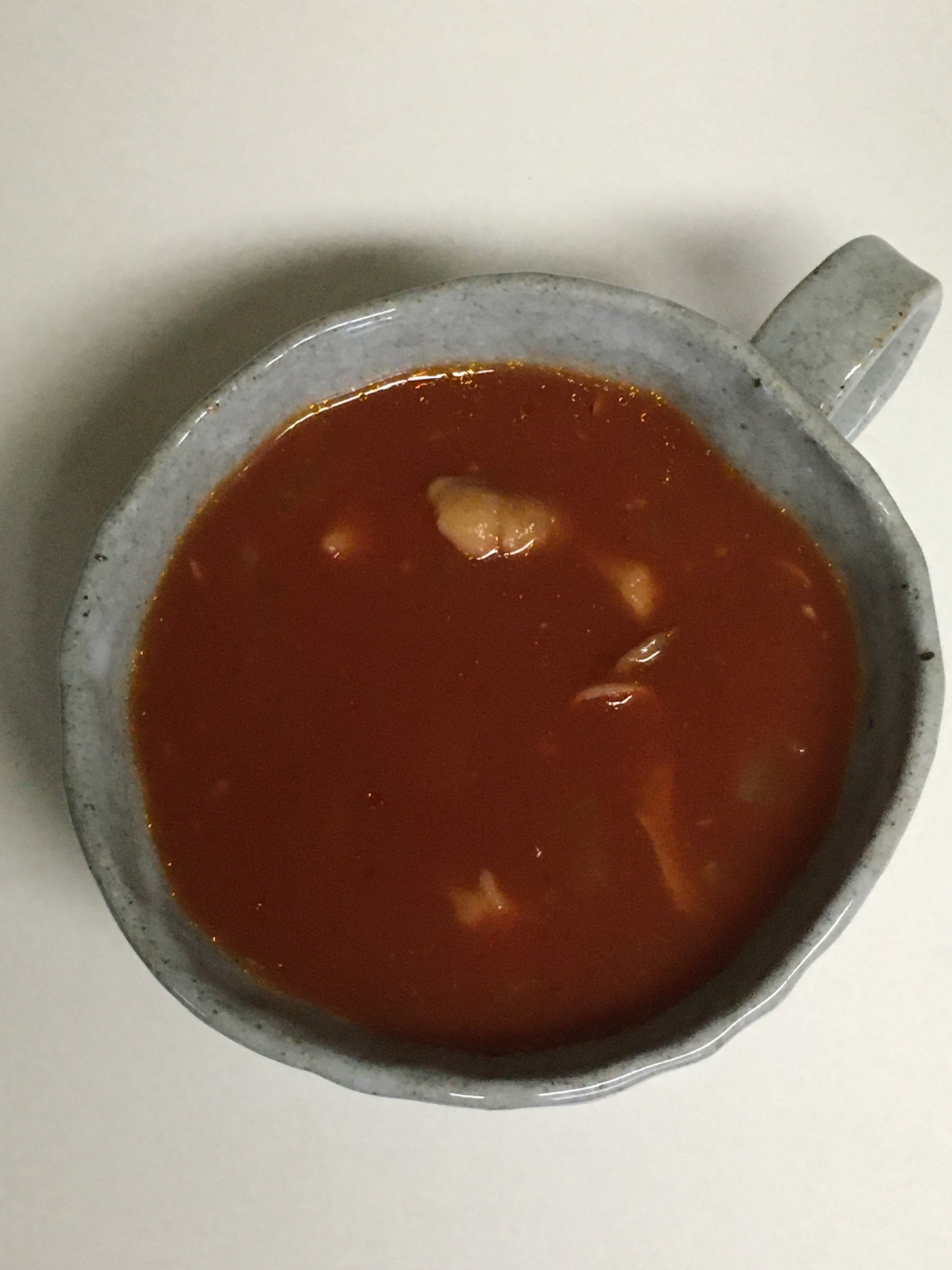 トマトジュースで作る冷製トマトスープ