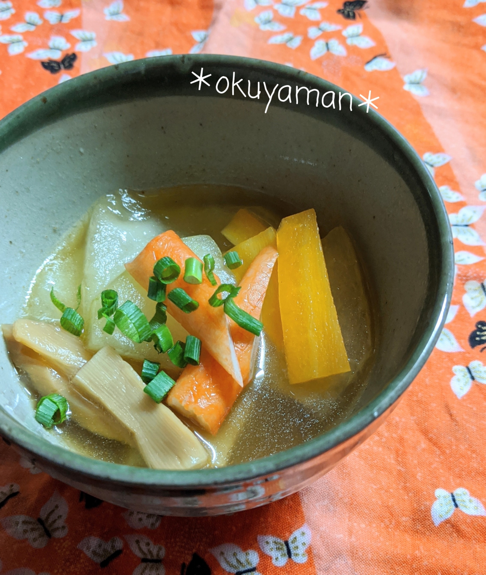 冬瓜のピリ辛中華風スープ