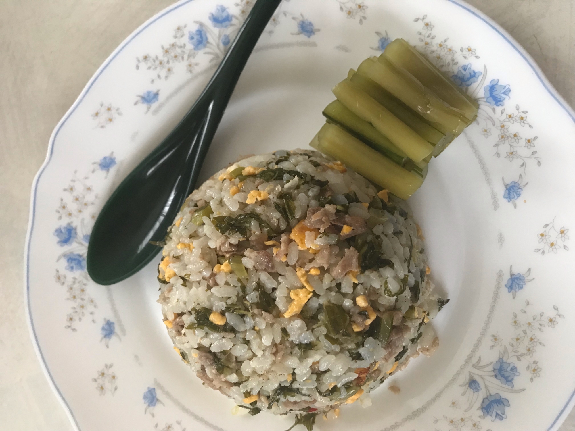 野沢菜炒飯