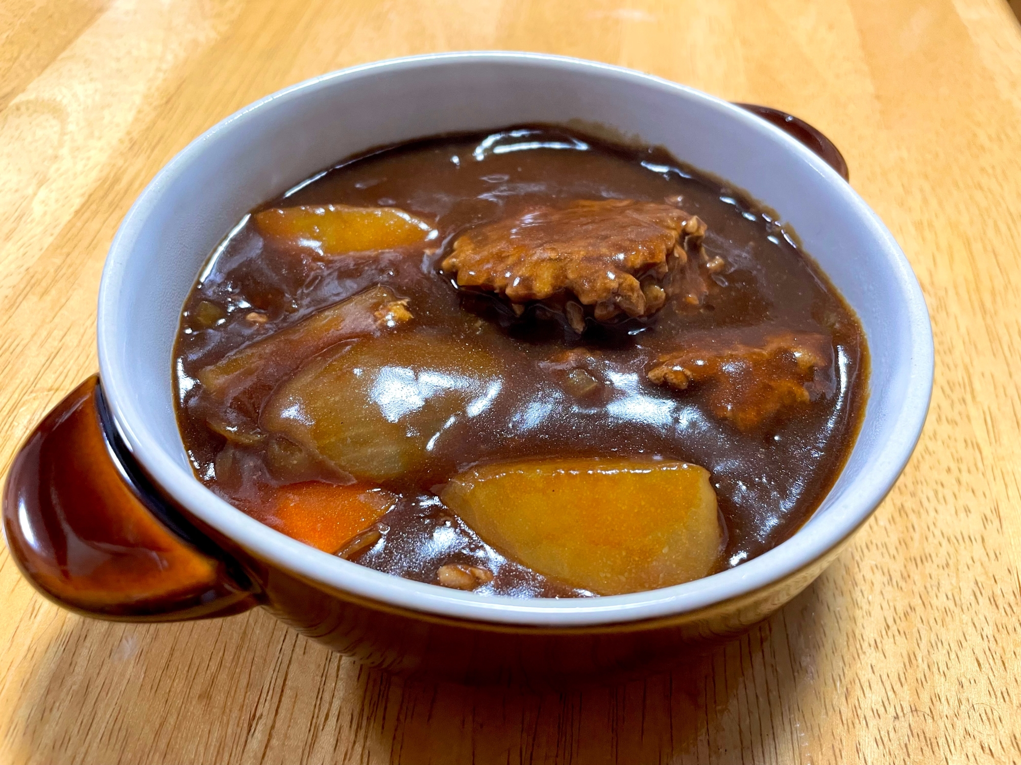 なんちゃってビーフシチュー！冷凍合挽肉で柔らかに