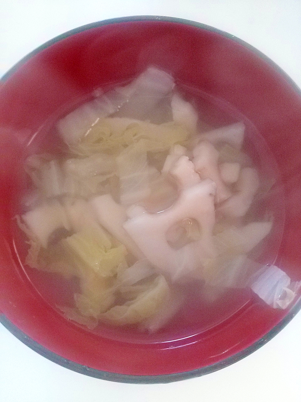 蓮根☆白菜スープ