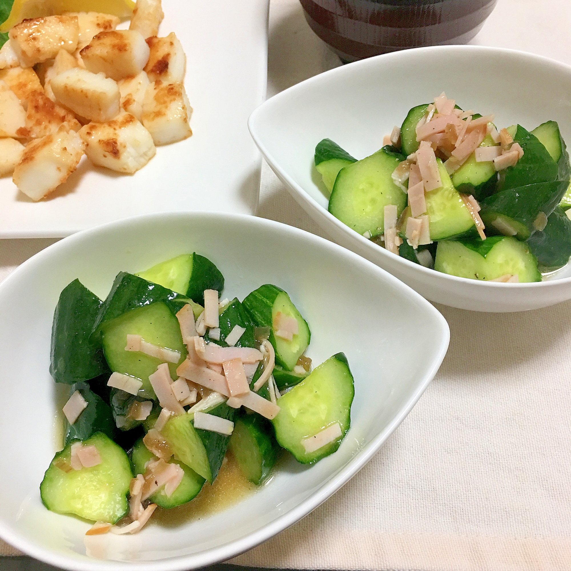 胡瓜消費 刻みハムと胡瓜の玉ねぎドレ和え レシピ 作り方 By Kuuuma 楽天レシピ 胡瓜消費 刻みハムと胡瓜の玉ねぎドレ和え レシピ 作り方 By Kuuuma 楽天レシピ