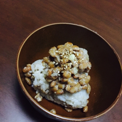 納豆の食べ方-ごまぽん♪