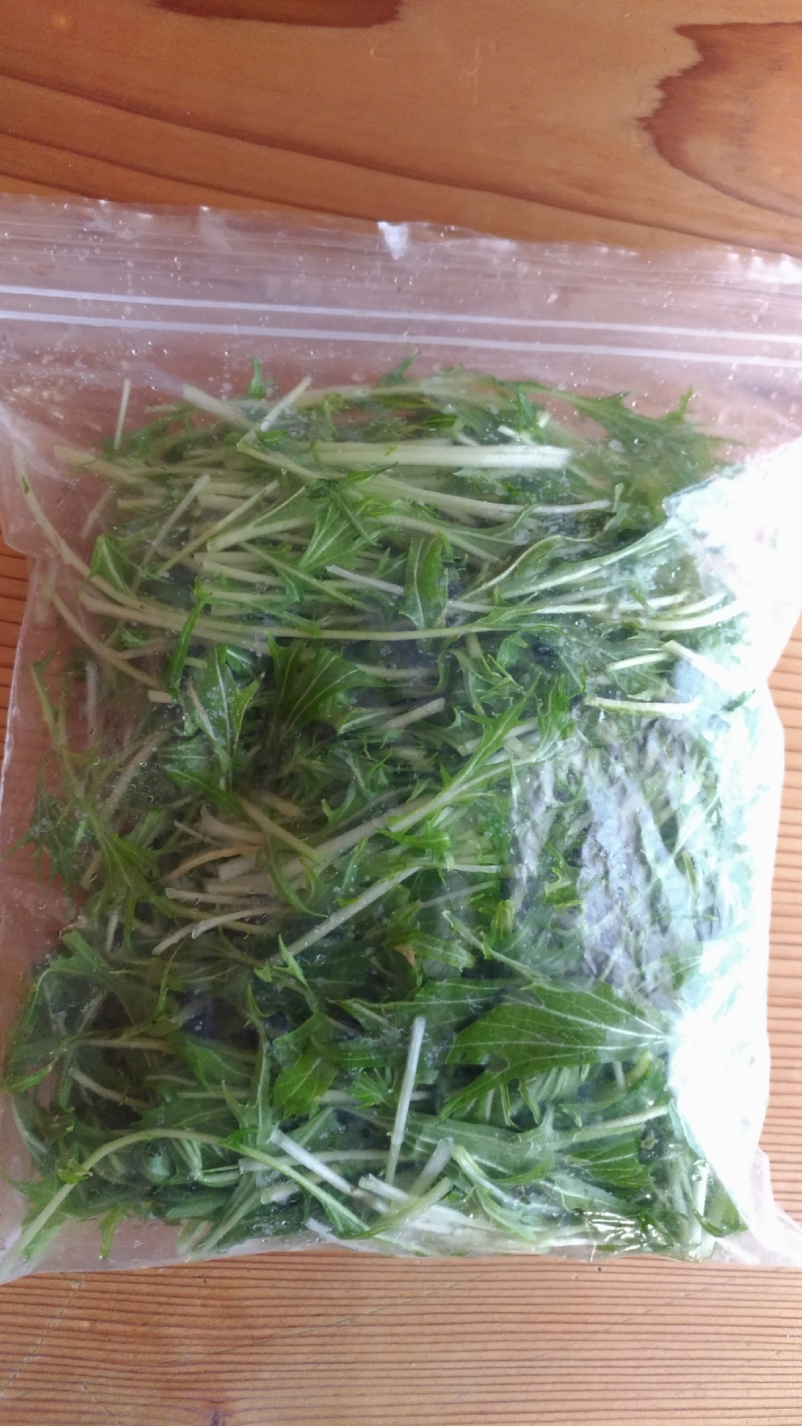 便利 青みに 水菜の冷凍保存方法 レシピ 作り方 By またたび 楽天レシピ 便利 青みに 水菜の冷凍保存方法 レシピ 作り方 By またたび 楽天レシピ