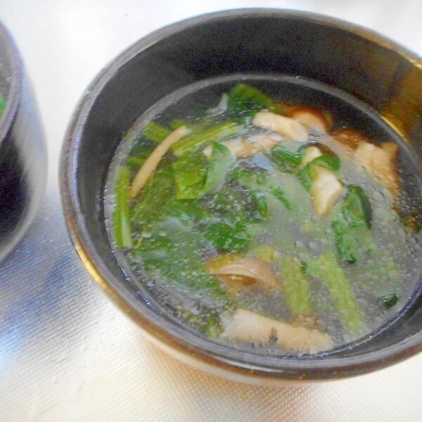 ほうれん草としめじの中華スープ レシピ 作り方 By Mococo05 楽天レシピ ほうれん草としめじの中華スープ レシピ 作り方 By Mococo05 楽天レシピ