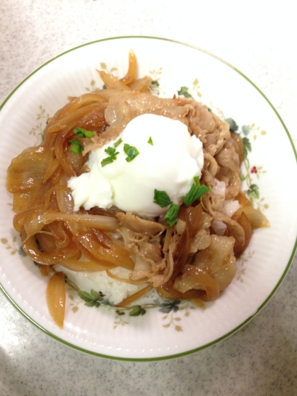 温玉のせ豚丼