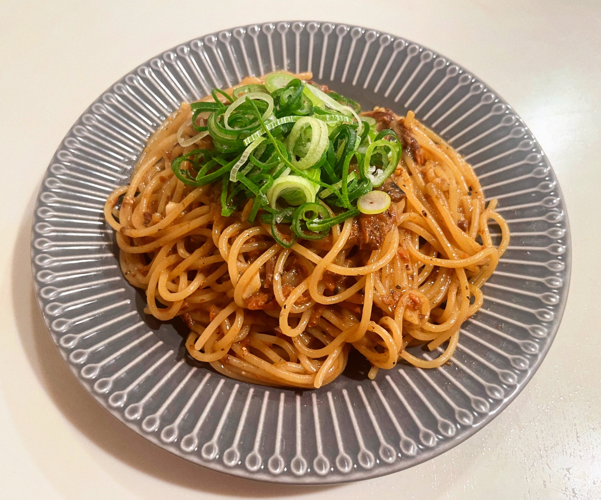 イワシ缶パスタ