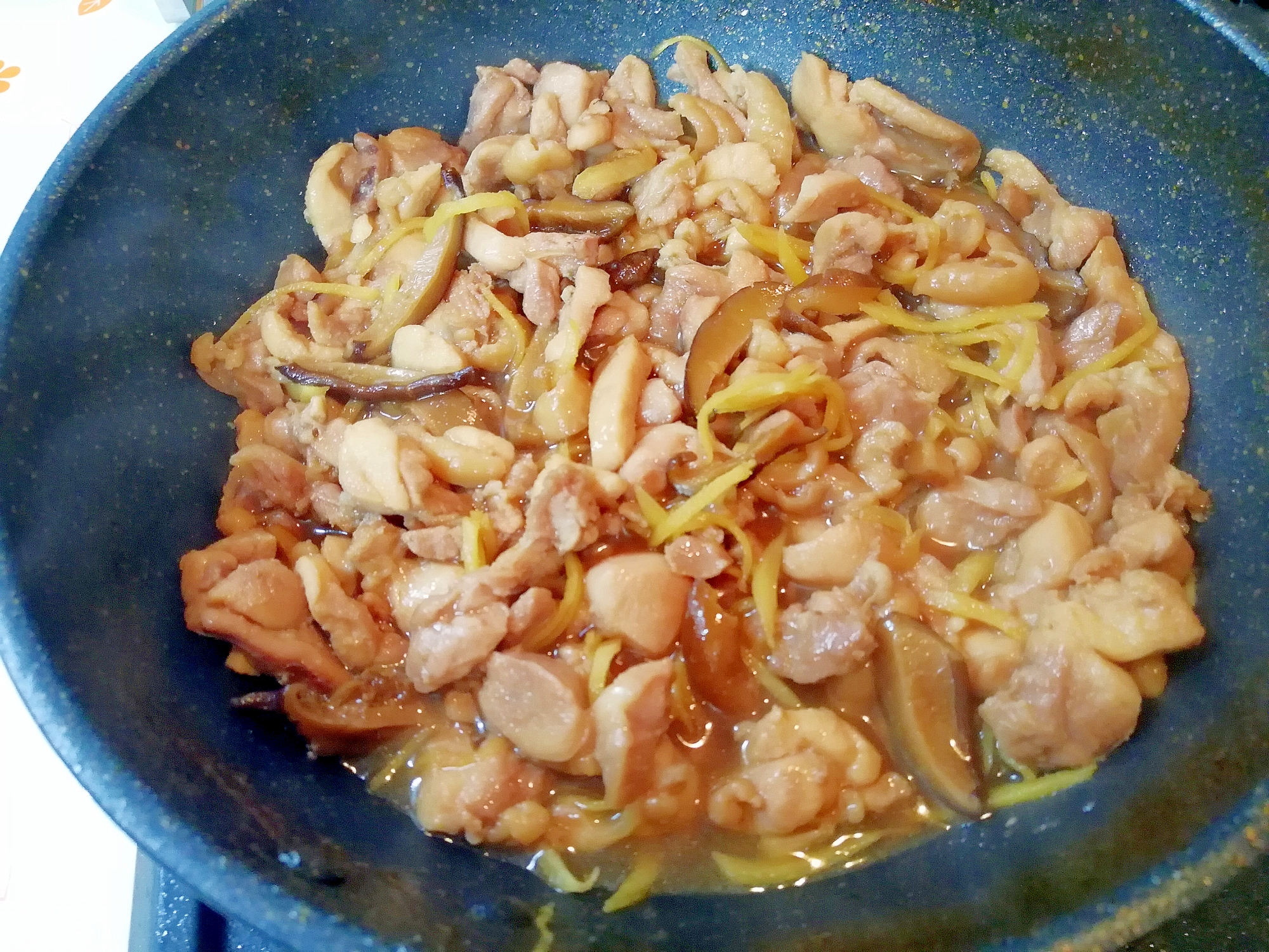 作りおき！お弁当にも、甘辛鶏肉煮♪